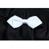 White bowtie pointed edge