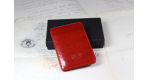 Red credit cards holder « magic »