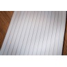 Traditional sewn pleats tab